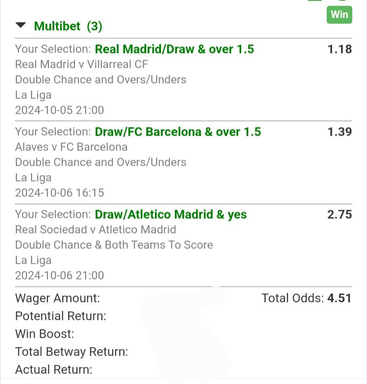 Winning Slip